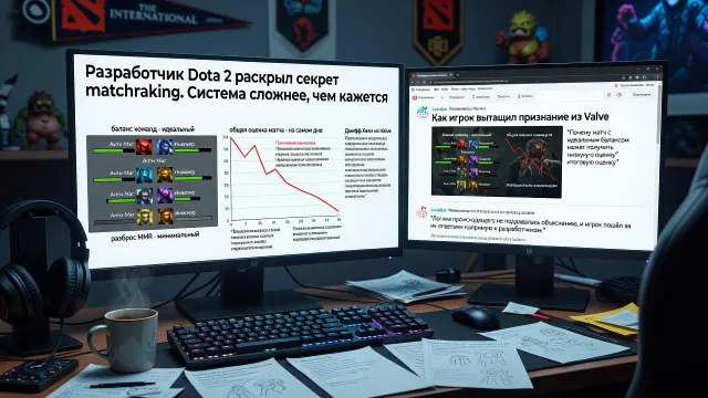 Разработчик Dota 2 раскрыл секрет matchmaking. Система сложнее, чем кажется